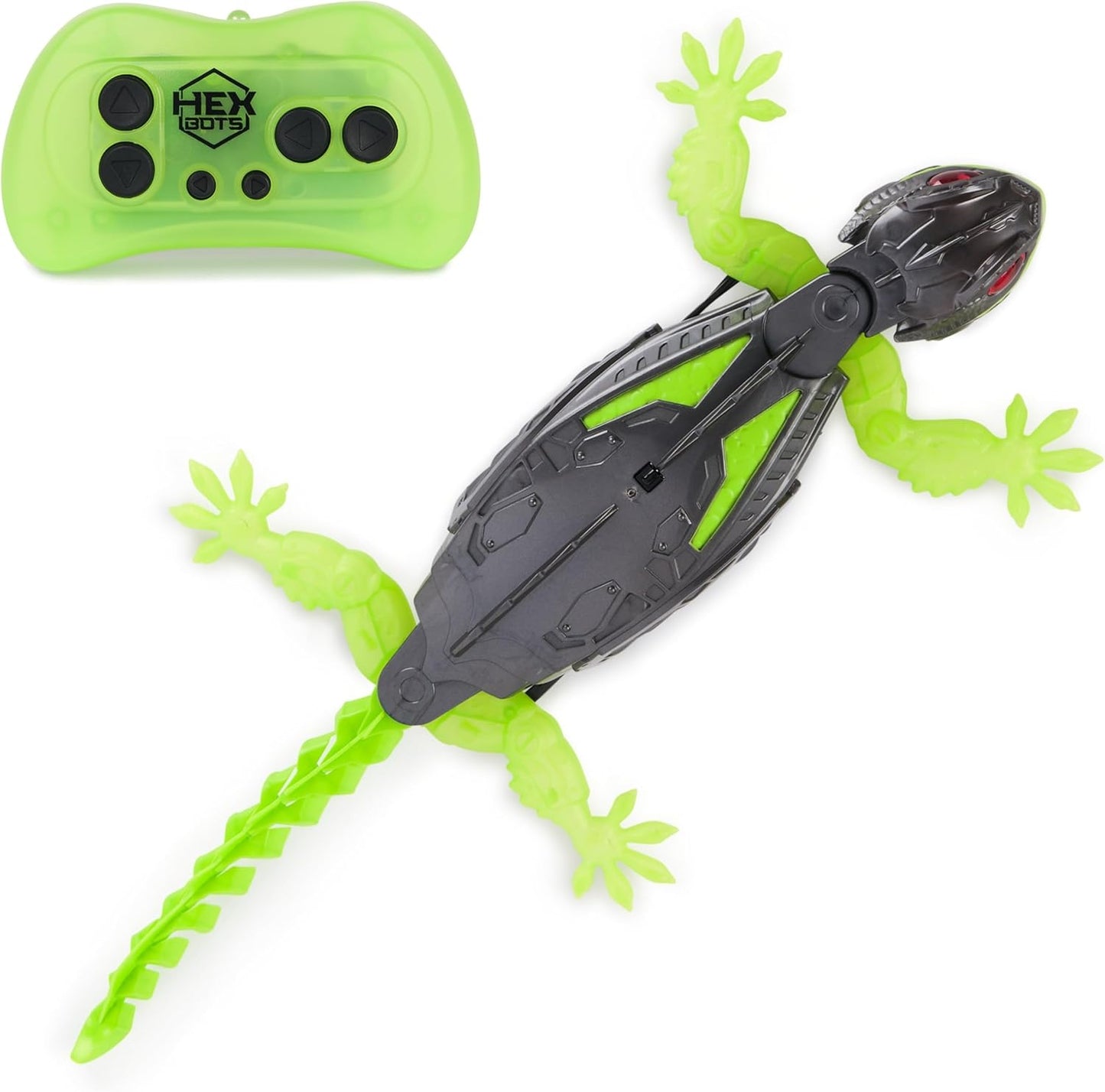 Wall Climbing RC Gecko Toy – Rechargeable Remote Control Robot Lizard with LED Eyes, Crawls on Walls & Floors, STEM Robot Toy for Boys & Girls Ages 4+
