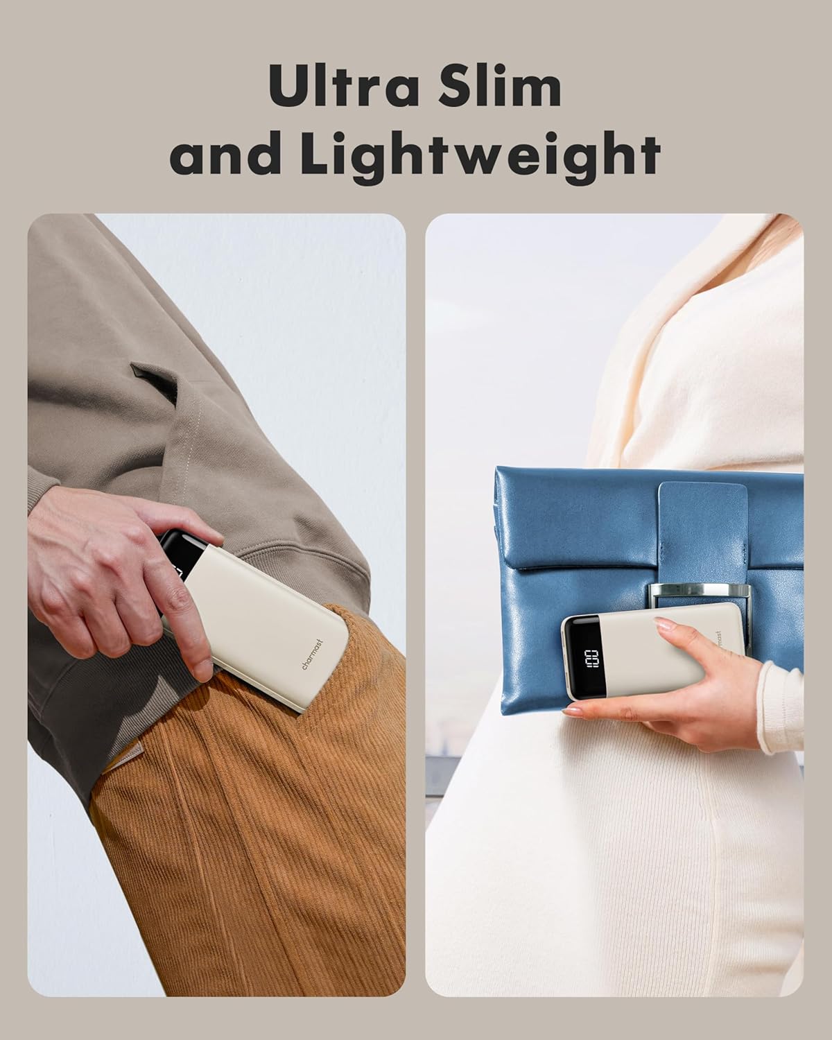 Portable Charger with Built-in Cables, Power Bank, 6 Outputs, 3 Inputs, 3A Fast Charging -10000mAh
