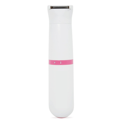 Clio Electric Bikini Trimmer Compact and Travel-Friendly Hair Shaver with Dual Blades for a Close, Smooth Shave Suitable for Wet or Dry Use Battery Operated with Included Trimming Guide