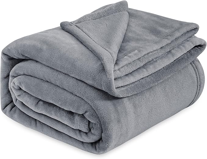 Cozy Fleece Throw Blanket Soft, Lightweight and Fuzzy, Perfect Portable Blanket for Couch, Ideal Gift for Women on Birthday, Christmas, Halloween and Housewarming (50"x60")