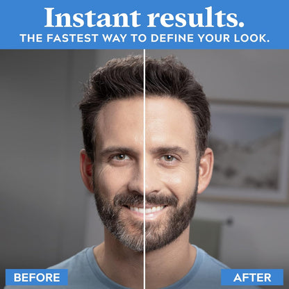 1-Day Beard & Brow Color for Men – Temporary Beard Dye, Gray Coverage, Patchy Beard Filler, Eyebrow Color, Natural-Looking Grooming Solution
