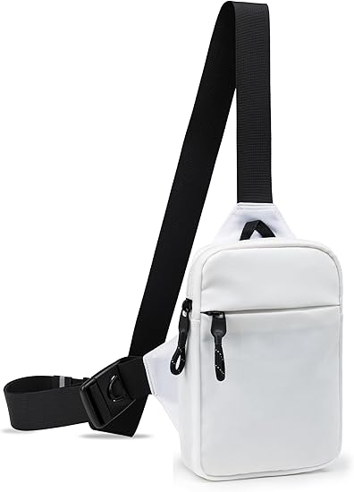 Mini Sling Bag Small Crossbody Bag  for Men Women, Waterproof Utility Crossbody Backpack Phone  Chest Bag for Hiking Travel Sports Running