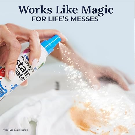 Baby & Family Stain Remover Spray - Fast-Acting Laundry & Fabric Cleaner for Food, Grease, Coffee, Wine & Everyday Messes - Safe for Kids & Pets (2-Pack)