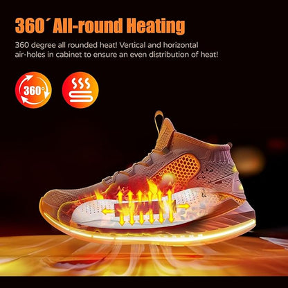 Electric Boot, Shoe and Foot Dryer Effectively Eliminates Odor, Moisture and Dampness Fast Drying for All Types of Footwear Keeps Shoes Fresh, Warm and Hygienic.