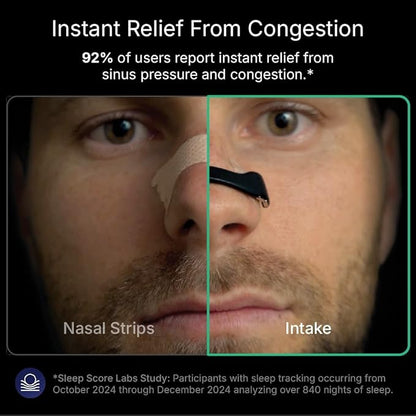 Anti-Snoring Nasal Strips Kit - Magnetic Breathing Aid for Better Sleep & Oxygen Boost