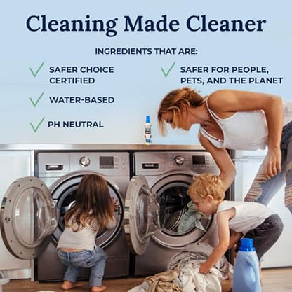 Baby & Family Stain Remover Spray - Fast-Acting Laundry & Fabric Cleaner for Food, Grease, Coffee, Wine & Everyday Messes - Safe for Kids & Pets (2-Pack)