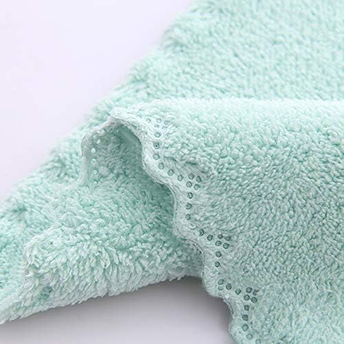 24-Pack Reusable Coral Fleece Dish Cloths – Super Absorbent, Non-Shedding, Fast-Drying Microfiber Towels for Kitchen Cleaning, Nonstick Oil, Soft & Washable, 7x9 Inch (Multicolor, Striped Design)